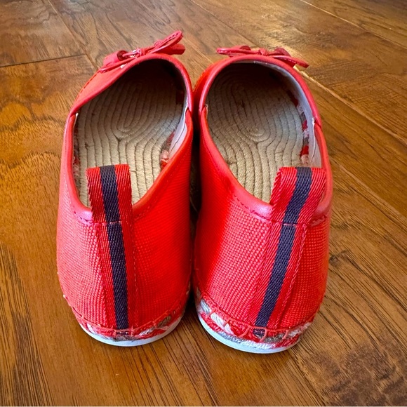 Coach Red Flats with Charm Detail - Picture 4 of 6